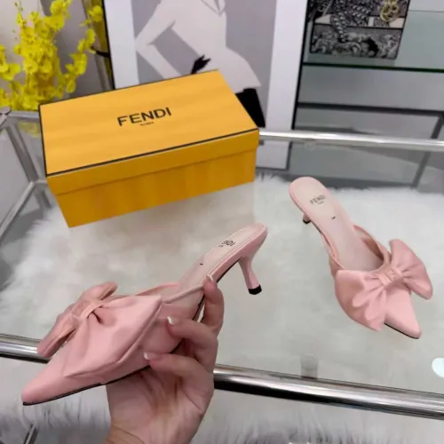 Cheap Fendi Slippers For Women #1400810 Replica Wholesale [$88.00 USD] [ITEM#1400810] on Replica Fendi Slippers