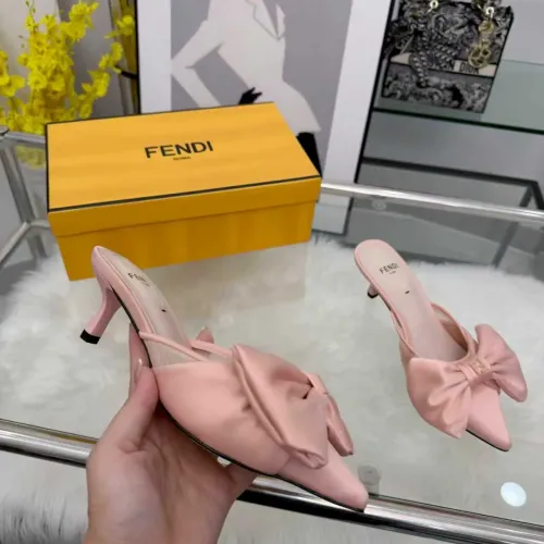 Cheap Fendi Slippers For Women #1400810 Replica Wholesale [$88.00 USD] [ITEM#1400810] on Replica Fendi Slippers