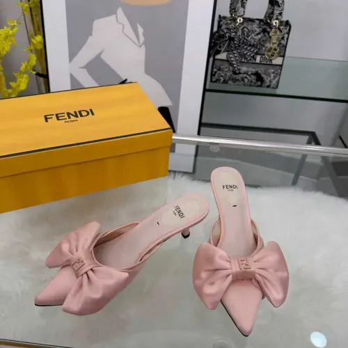 Cheap Fendi Slippers For Women #1400810 Replica Wholesale [$88.00 USD] [ITEM#1400810] on Replica Fendi Slippers