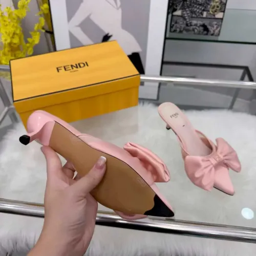 Cheap Fendi Slippers For Women #1400810 Replica Wholesale [$88.00 USD] [ITEM#1400810] on Replica Fendi Slippers