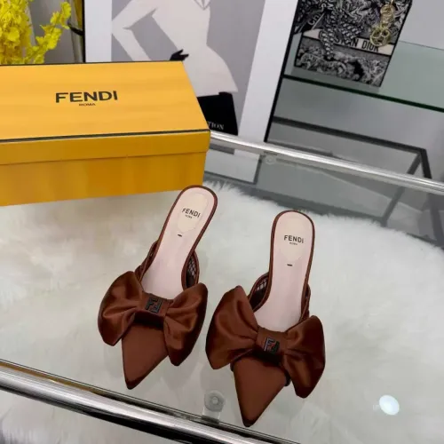 Cheap Fendi Slippers For Women #1400811 Replica Wholesale [$88.00 USD] [ITEM#1400811] on Replica Fendi Slippers