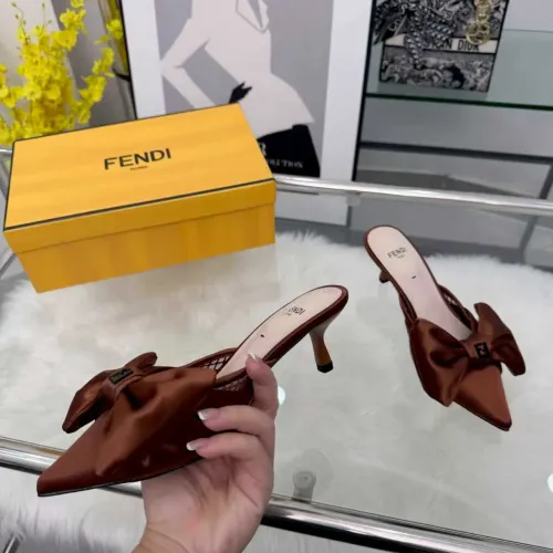 Cheap Fendi Slippers For Women #1400811 Replica Wholesale [$88.00 USD] [ITEM#1400811] on Replica Fendi Slippers