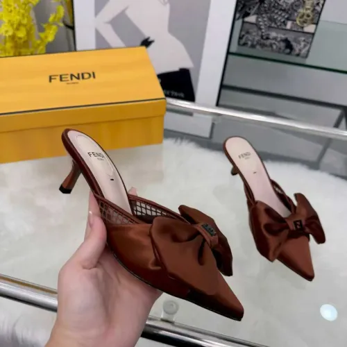Cheap Fendi Slippers For Women #1400811 Replica Wholesale [$88.00 USD] [ITEM#1400811] on Replica Fendi Slippers