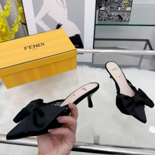 Cheap Fendi Slippers For Women #1400812 Replica Wholesale [$88.00 USD] [ITEM#1400812] on Replica Fendi Slippers