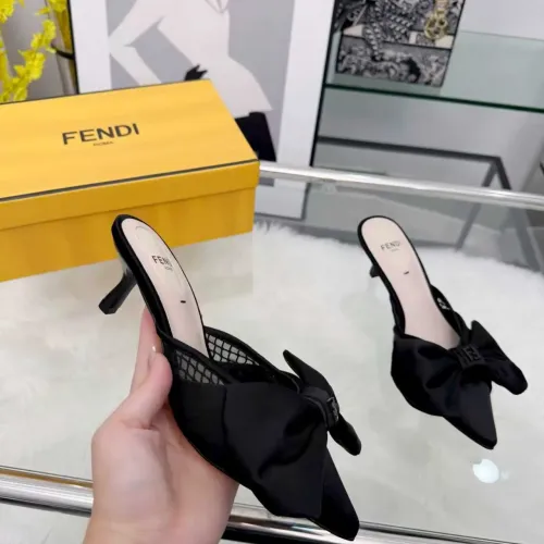 Cheap Fendi Slippers For Women #1400812 Replica Wholesale [$88.00 USD] [ITEM#1400812] on Replica Fendi Slippers