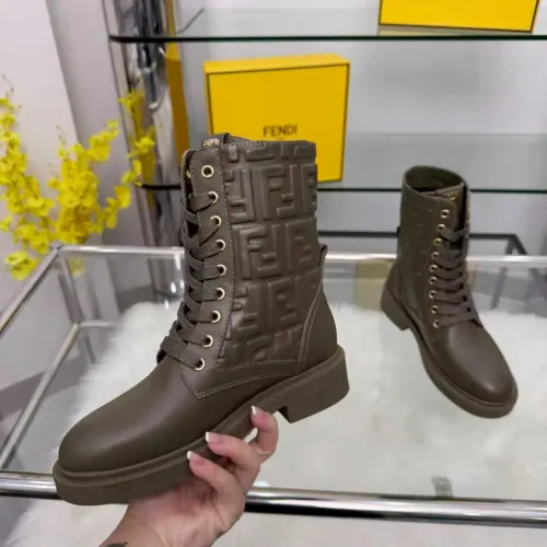 Cheap Fendi Fashion Boots For Women #1400813 Replica Wholesale [$118.00 USD] [ITEM#1400813] on Replica Fendi Fashion Boots