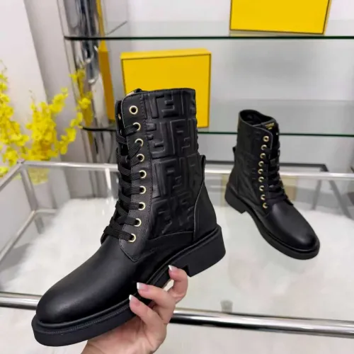 Cheap Fendi Fashion Boots For Women #1400814 Replica Wholesale [$118.00 USD] [ITEM#1400814] on Replica Fendi Fashion Boots