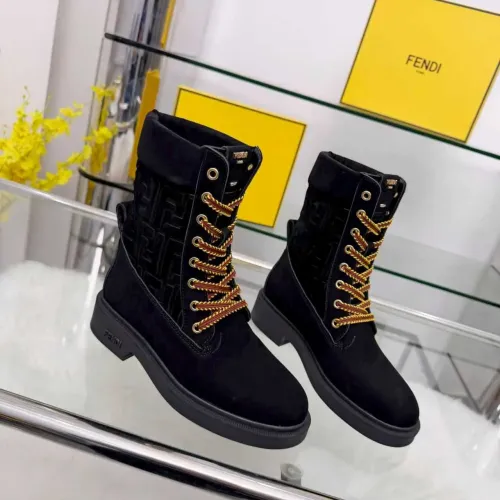 Cheap Fendi Fashion Boots For Women #1400817 Replica Wholesale [$125.00 USD] [ITEM#1400817] on Replica Fendi Fashion Boots