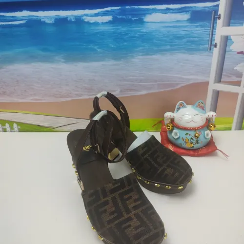 Cheap Fendi Sandal For Women #1400836 Replica Wholesale [$160.00 USD] [ITEM#1400836] on Replica Fendi Sandal