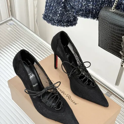Cheap Christian Louboutin High-heeled shoes For Women #1400846 Replica Wholesale [$105.00 USD] [ITEM#1400846] on Replica Christian Louboutin High-heeled shoes
