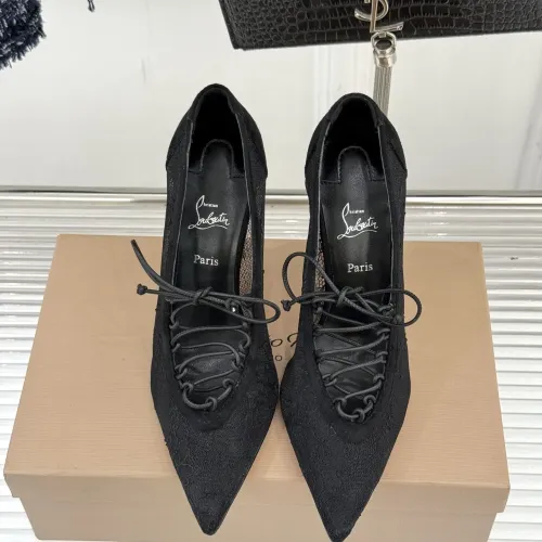 Cheap Christian Louboutin High-heeled shoes For Women #1400846 Replica Wholesale [$105.00 USD] [ITEM#1400846] on Replica Christian Louboutin High-heeled shoes