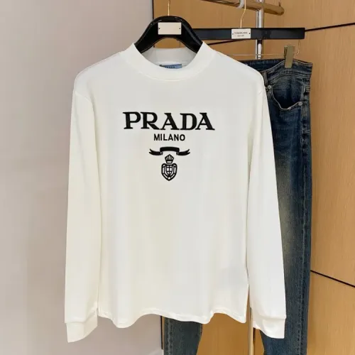 Prada T-Shirts Long Sleeved For Unisex #1400850