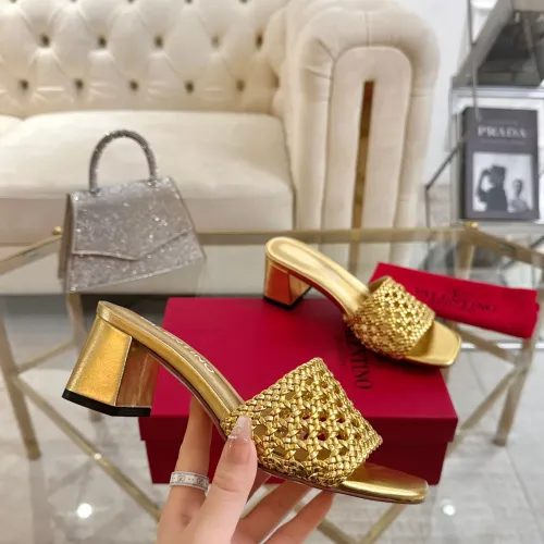 Cheap Valentino Slippers For Women #1400853 Replica Wholesale [$85.00 USD] [ITEM#1400853] on Replica Valentino Slippers