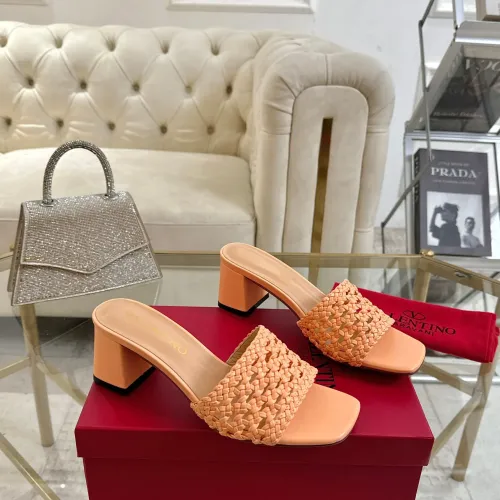Cheap Valentino Slippers For Women #1400855 Replica Wholesale [$85.00 USD] [ITEM#1400855] on Replica Valentino Slippers