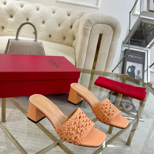 Cheap Valentino Slippers For Women #1400855 Replica Wholesale [$85.00 USD] [ITEM#1400855] on Replica Valentino Slippers