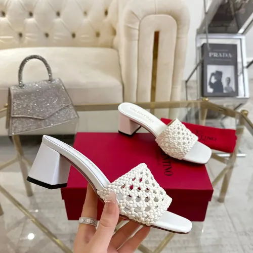 Cheap Valentino Slippers For Women #1400856 Replica Wholesale [$85.00 USD] [ITEM#1400856] on Replica Valentino Slippers