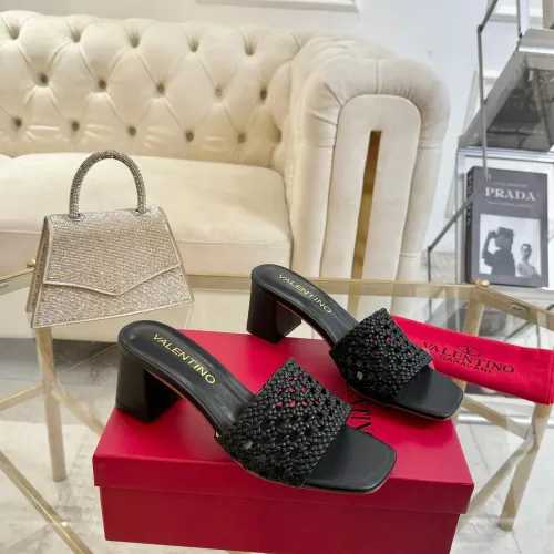 Cheap Valentino Slippers For Women #1400857 Replica Wholesale [$85.00 USD] [ITEM#1400857] on Replica Valentino Slippers