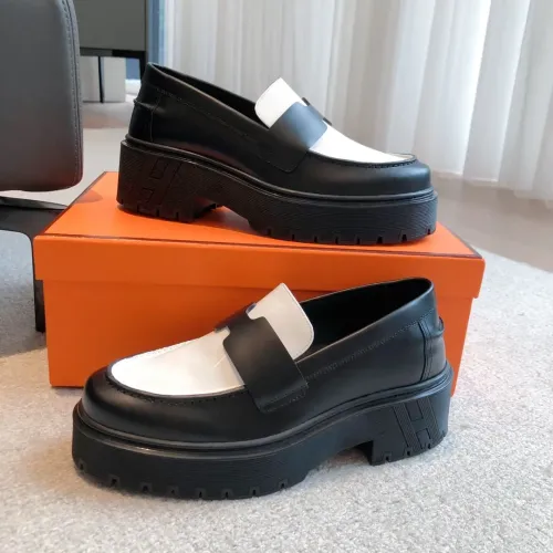 Cheap Hermes Leather Shoes For Women #1400934 Replica Wholesale [$112.00 USD] [ITEM#1400934] on Replica Hermes Leather Shoes