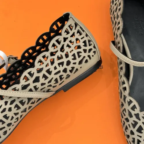 Cheap Hermes Flat Shoes For Women #1400936 Replica Wholesale [$112.00 USD] [ITEM#1400936] on Replica Hermes Flat Shoes