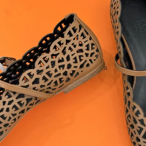 Cheap Hermes Flat Shoes For Women #1400938 Replica Wholesale [$112.00 USD] [ITEM#1400938] on Replica Hermes Flat Shoes