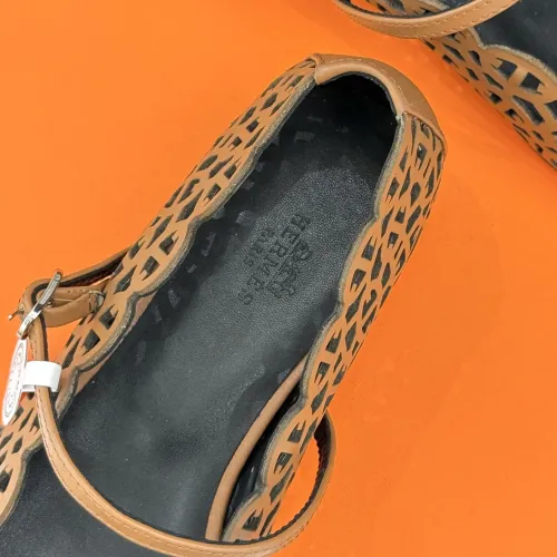 Cheap Hermes Flat Shoes For Women #1400938 Replica Wholesale [$112.00 USD] [ITEM#1400938] on Replica Hermes Flat Shoes