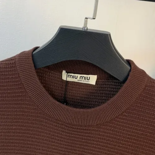Cheap MIU MIU Sweaters Long Sleeved For Unisex #1400945 Replica Wholesale [$100.00 USD] [ITEM#1400945] on Replica MIU MIU Sweaters