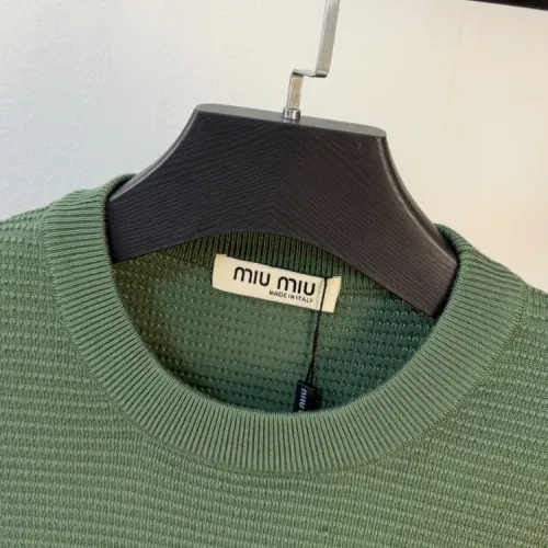 Cheap MIU MIU Sweaters Long Sleeved For Unisex #1400946 Replica Wholesale [$100.00 USD] [ITEM#1400946] on Replica MIU MIU Sweaters