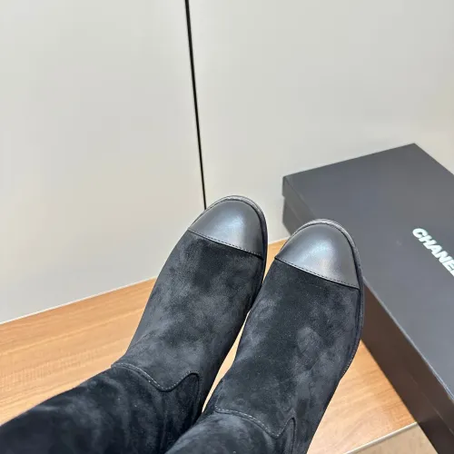 Cheap Chanel Boots For Women #1401011 Replica Wholesale [$175.00 USD] [ITEM#1401011] on Replica Chanel Boots