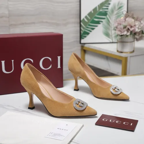 Cheap Gucci High-Heeled Shoes For Women #1401081 Replica Wholesale [$112.00 USD] [ITEM#1401081] on Replica Gucci High-Heeled Shoes