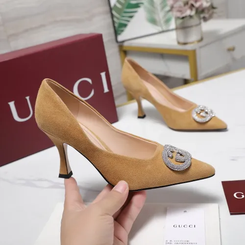 Cheap Gucci High-Heeled Shoes For Women #1401081 Replica Wholesale [$112.00 USD] [ITEM#1401081] on Replica Gucci High-Heeled Shoes