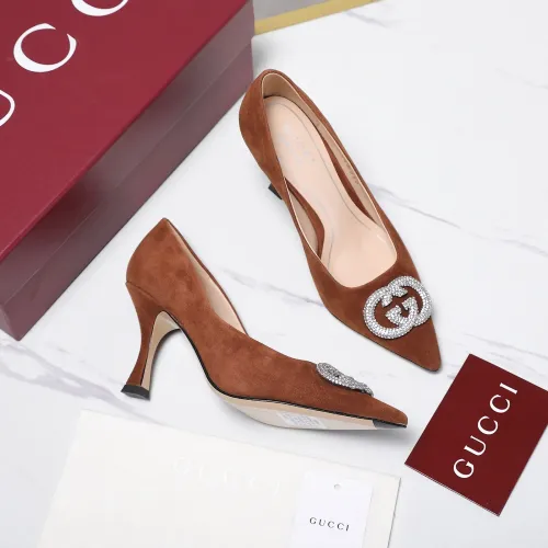 Cheap Gucci High-Heeled Shoes For Women #1401082 Replica Wholesale [$112.00 USD] [ITEM#1401082] on Replica Gucci High-Heeled Shoes