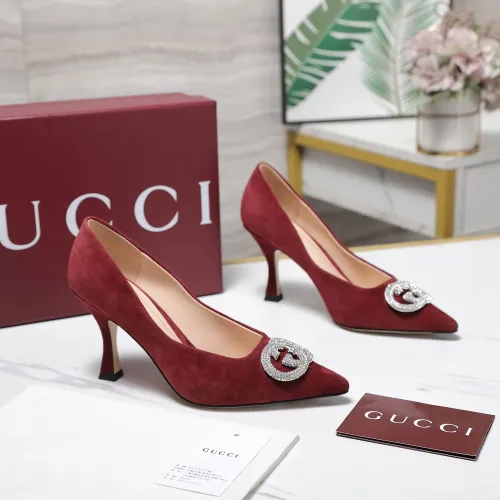 Cheap Gucci High-Heeled Shoes For Women #1401083 Replica Wholesale [$112.00 USD] [ITEM#1401083] on Replica Gucci High-Heeled Shoes