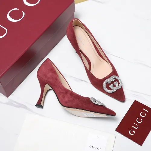 Cheap Gucci High-Heeled Shoes For Women #1401083 Replica Wholesale [$112.00 USD] [ITEM#1401083] on Replica Gucci High-Heeled Shoes