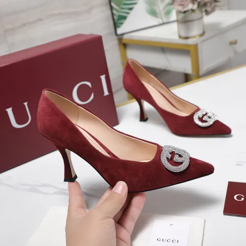 Cheap Gucci High-Heeled Shoes For Women #1401083 Replica Wholesale [$112.00 USD] [ITEM#1401083] on Replica Gucci High-Heeled Shoes