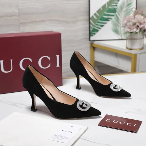 Cheap Gucci High-Heeled Shoes For Women #1401084 Replica Wholesale [$112.00 USD] [ITEM#1401084] on Replica Gucci High-Heeled Shoes