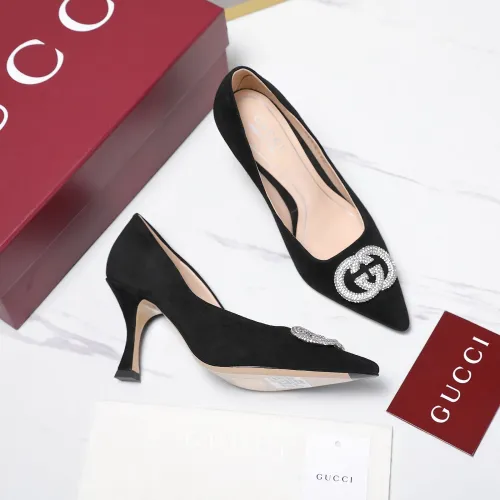 Cheap Gucci High-Heeled Shoes For Women #1401084 Replica Wholesale [$112.00 USD] [ITEM#1401084] on Replica Gucci High-Heeled Shoes