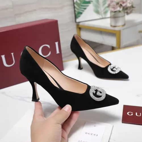Cheap Gucci High-Heeled Shoes For Women #1401084 Replica Wholesale [$112.00 USD] [ITEM#1401084] on Replica Gucci High-Heeled Shoes