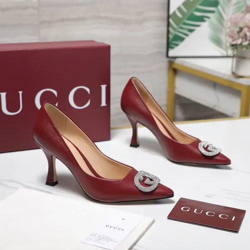 Cheap Gucci High-Heeled Shoes For Women #1401113 Replica Wholesale [$112.00 USD] [ITEM#1401113] on Replica Gucci High-Heeled Shoes