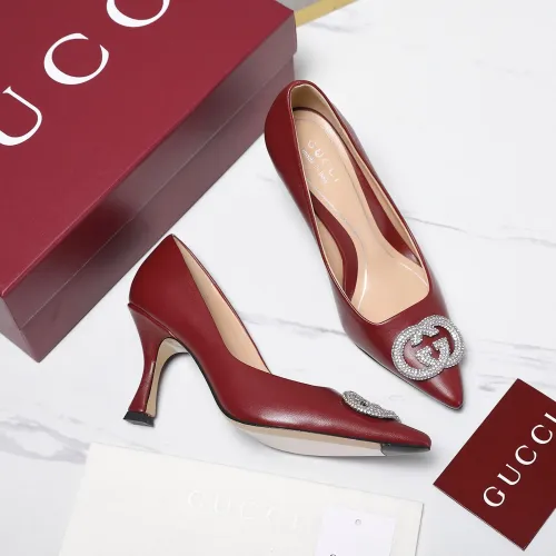 Cheap Gucci High-Heeled Shoes For Women #1401113 Replica Wholesale [$112.00 USD] [ITEM#1401113] on Replica Gucci High-Heeled Shoes
