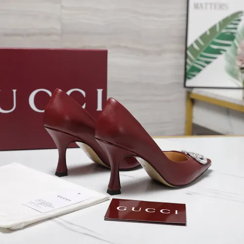 Cheap Gucci High-Heeled Shoes For Women #1401113 Replica Wholesale [$112.00 USD] [ITEM#1401113] on Replica Gucci High-Heeled Shoes