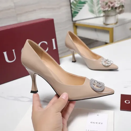 Cheap Gucci High-Heeled Shoes For Women #1401115 Replica Wholesale [$112.00 USD] [ITEM#1401115] on Replica Gucci High-Heeled Shoes