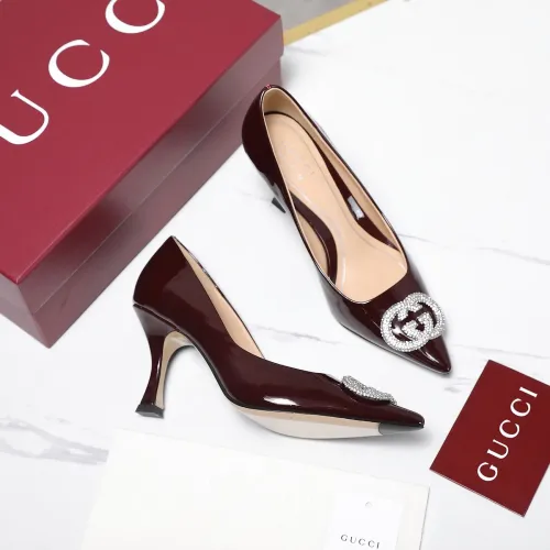 Cheap Gucci High-Heeled Shoes For Women #1401116 Replica Wholesale [$112.00 USD] [ITEM#1401116] on Replica Gucci High-Heeled Shoes