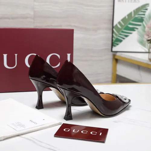 Cheap Gucci High-Heeled Shoes For Women #1401116 Replica Wholesale [$112.00 USD] [ITEM#1401116] on Replica Gucci High-Heeled Shoes