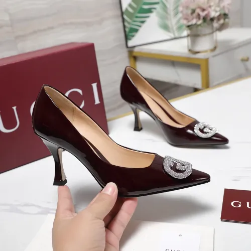 Cheap Gucci High-Heeled Shoes For Women #1401116 Replica Wholesale [$112.00 USD] [ITEM#1401116] on Replica Gucci High-Heeled Shoes
