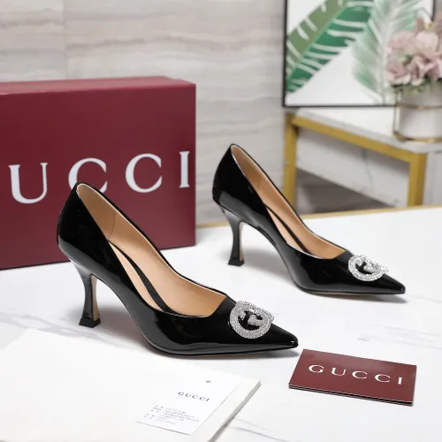Cheap Gucci High-Heeled Shoes For Women #1401117 Replica Wholesale [$112.00 USD] [ITEM#1401117] on Replica Gucci High-Heeled Shoes