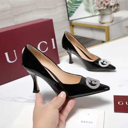 Cheap Gucci High-Heeled Shoes For Women #1401117 Replica Wholesale [$112.00 USD] [ITEM#1401117] on Replica Gucci High-Heeled Shoes