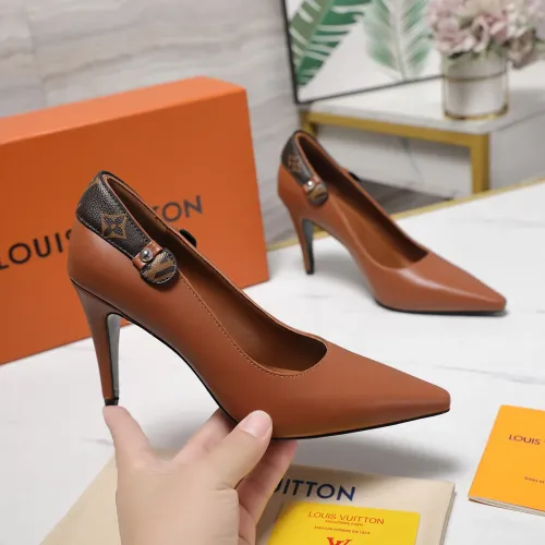 Cheap Louis Vuitton High-Heeled Shoes For Women #1401124 Replica Wholesale [$122.00 USD] [ITEM#1401124] on Replica Louis Vuitton High-Heeled Shoes