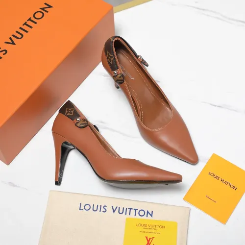 Cheap Louis Vuitton High-Heeled Shoes For Women #1401124 Replica Wholesale [$122.00 USD] [ITEM#1401124] on Replica Louis Vuitton High-Heeled Shoes