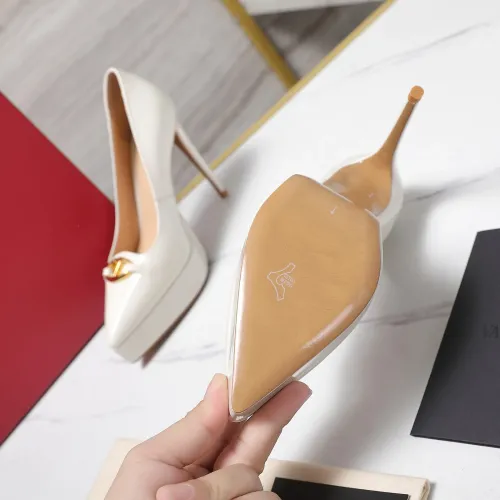 Cheap Valentino High-Heeled Shoes For Women #1401127 Replica Wholesale [$125.00 USD] [ITEM#1401127] on Replica Valentino High-Heeled Shoes