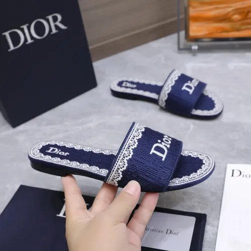 Cheap Christian Dior Slippers For Women #1401140 Replica Wholesale [$92.00 USD] [ITEM#1401140] on Replica Christian Dior Slippers